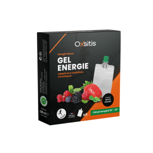Oxsitis Pack 4 Gels Energiz'Heure Climat Tempéré Fruits Rouges