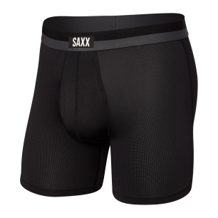 Saxx Sport Mesh Boxer Brief Fly Black