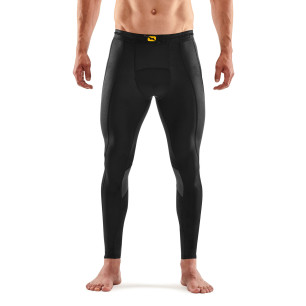 Skins Serie 3 Mens Recovery Long Tights Black Graphite