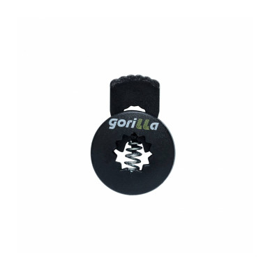 Gorilla Lacets Silicone Trail Gris Foncé Accroches Noires