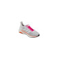 Gorilla Lacets Silicone Running Rose Fluo Accroches Blanches
