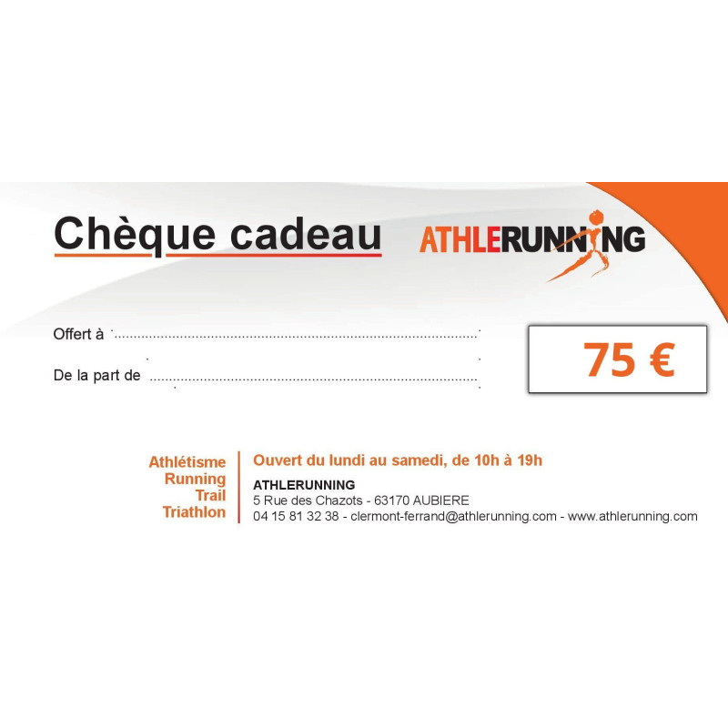 Carte cadeaux 75€