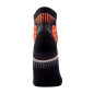 Sidas Chaussettes Trail Ultra Socks Noir Orange