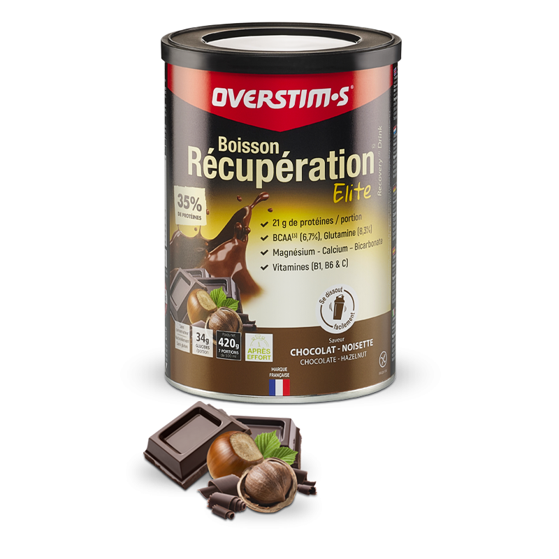 Overstim's Boisson de Récupération Chocolat Noisette