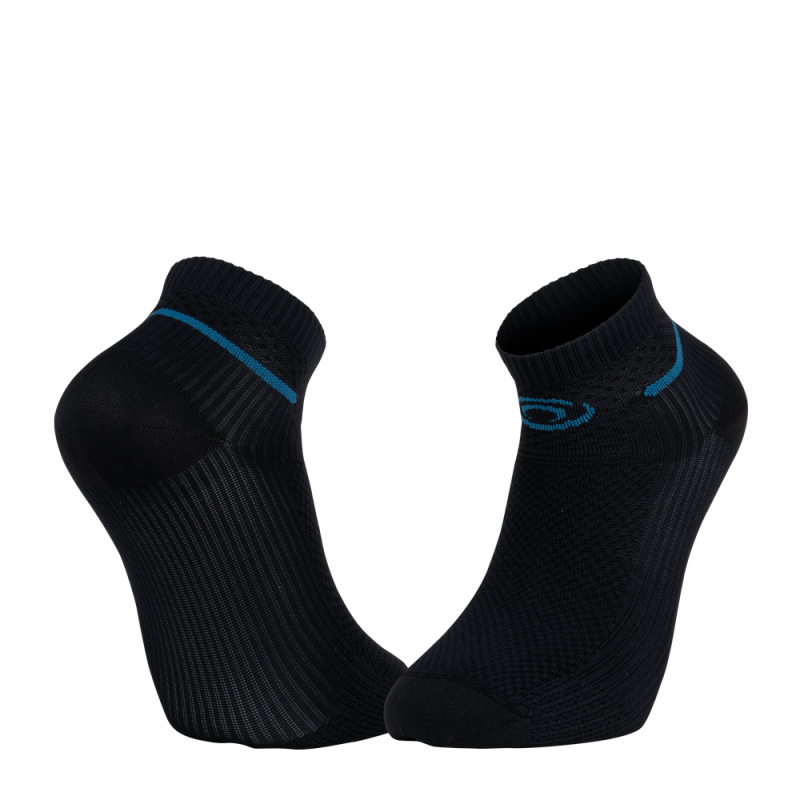 BV Sport Socquette Light Run "Courte" Noir/Bleu
