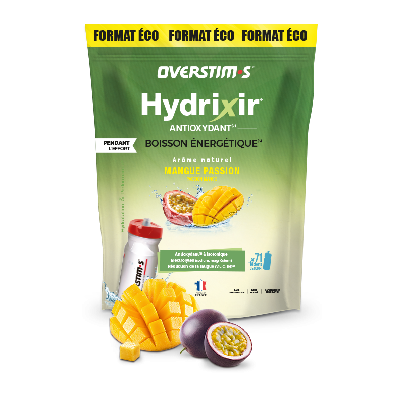Overstim's Hydrixir Antioxydant Format Eco 3kg Mangue Passion