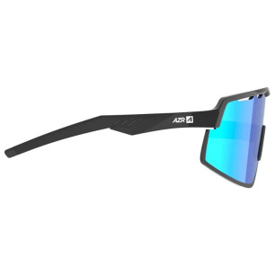 AZR Lunettes de Soleil Speed RX Noire Vernie/Ecran Hydrohobe Bleu