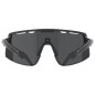 AZR Lunettes de Soleil Speed RX Noire Vernie/Ecran Hydrohobe Bleu