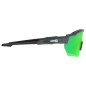 AZR Lunettes de Soleil Race RX Carbone Mate/Ecran Hydrohobe Vert