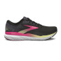 Brooks Ghost 16 Femme Black/Pink/Yellow