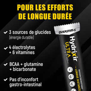 Overstim's Hydrixir Ultra Stick 40g Fruits Rouges
