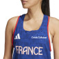 Adidas Team France Tank Femme