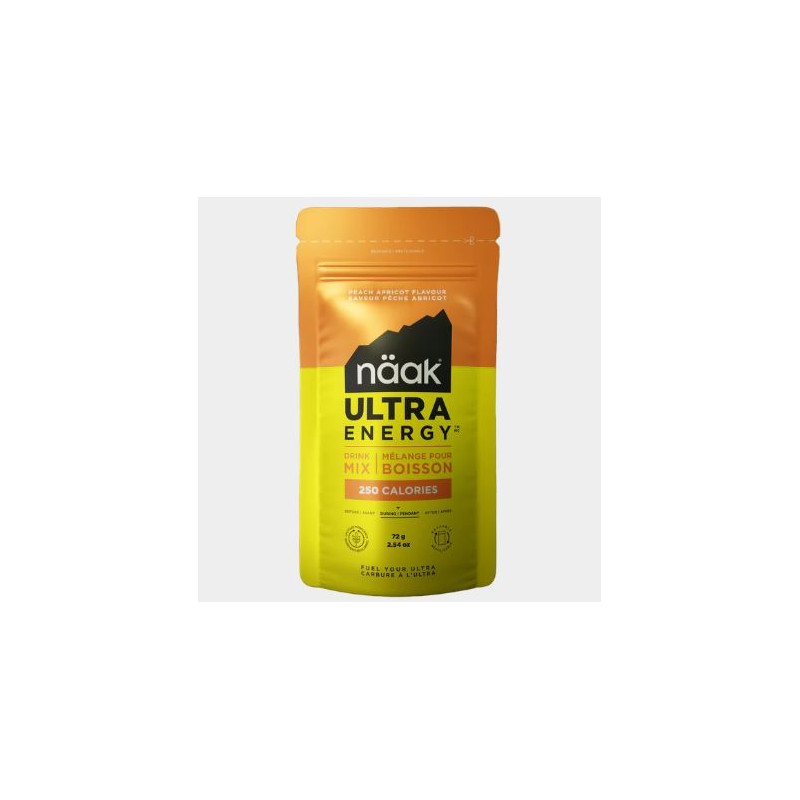 Näak Ultra Energy Drink Mix Saveur Pêche/Abricot - Sachet Individuel 72g