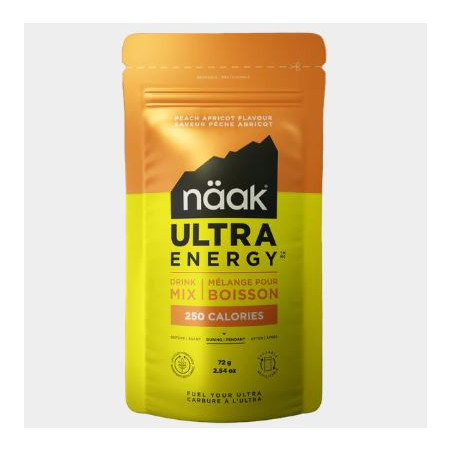 Näak Ultra Energy Drink Mix Saveur Pêche/Abricot - Sachet Individuel 72g