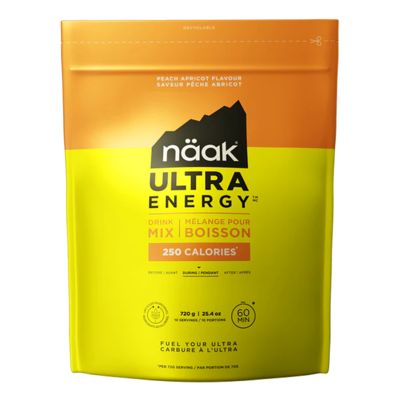 Näak Ultra Energy Drink Mix Pêche Abricot 720g