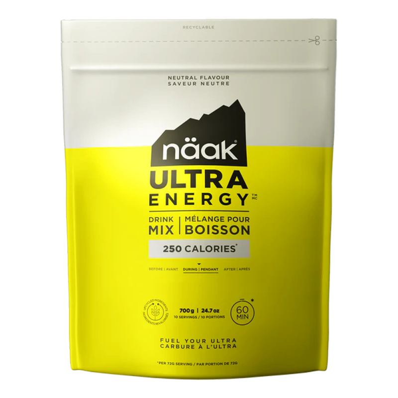 Näak Ultra Energy Drink Mix Saveur Neutre 720g