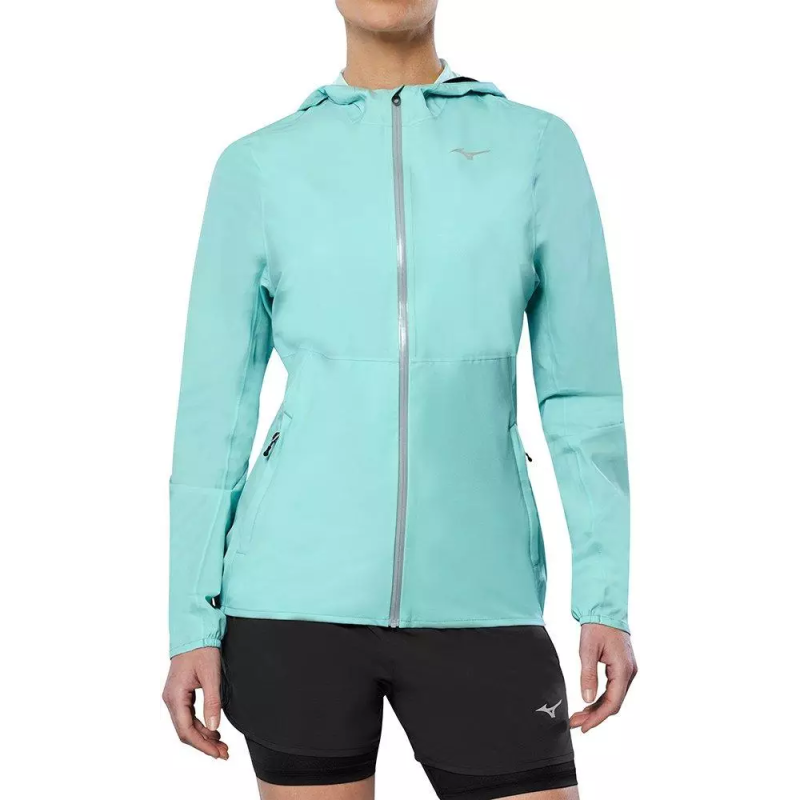 Mizuno Trail Waterproof 20K ER Jacket Wos Eggshell Blue