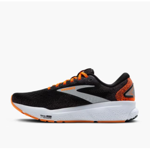 Brooks Ghost 16 Homme Black/Orange/White
