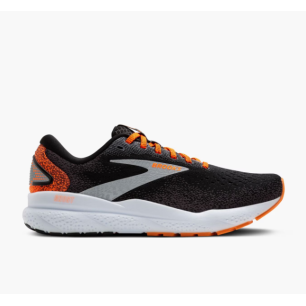 Brooks Ghost 16 Homme Black/Orange/White