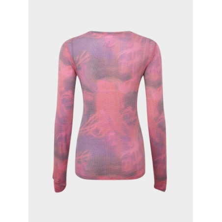 Ronhill Golden Hour L/S Tee Femme Salsa Illuminations