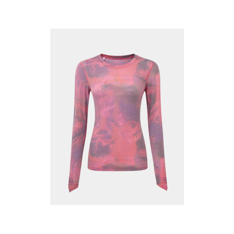 Ronhill Golden Hour L/S Tee Femme Salsa Illuminations