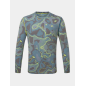 Ronhill Tech Golden Hour L/S Tee Homme Deep Teal Heat Map