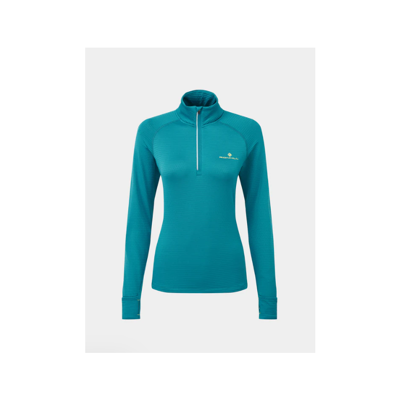 Ronhill Tech Winter 1/2 Zip Femme Marine/Acid