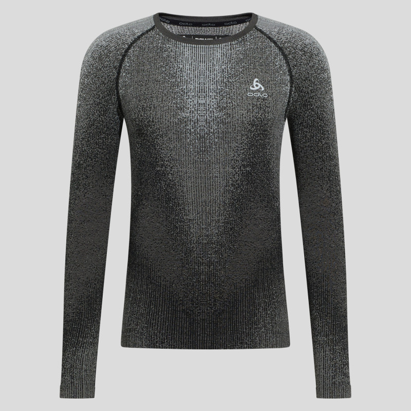 Odlo Performance Warm Blackcomb BL Top Crew Neck L/S Homme Black
