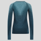 Odlo Performance Warm Blackcomb BL Top Crew Neck L/S Femme Provincial Blue