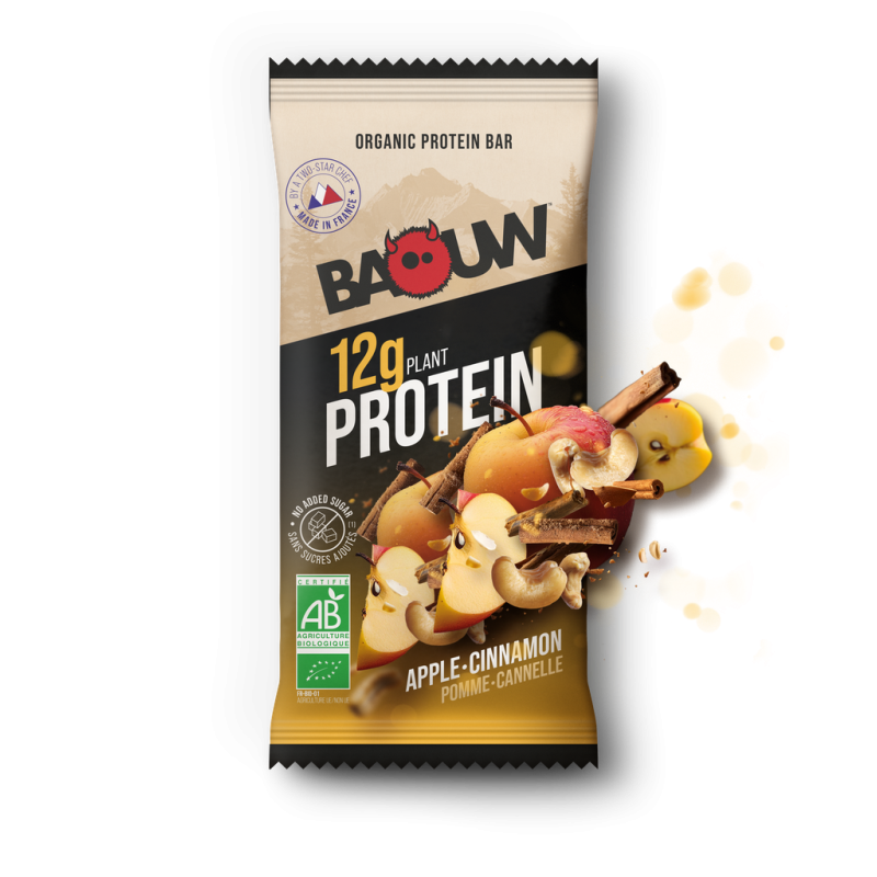 Baouw Barre Protéinée Pomme/Cannelle