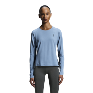 On Running Performance Long-T Femme Chambray/Eclipse