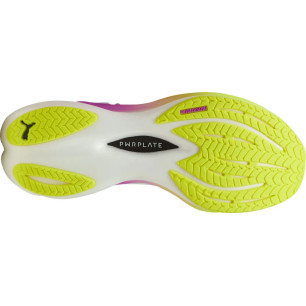 Puma Deviate NITRO 3 Homme Blanc/Jaune/Pure Magenta