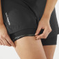 Salomon Sense Aero 2in1 Short Femme Deep Black
