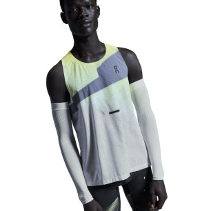 On Running Race Singlet Homme Limelight/Glacier