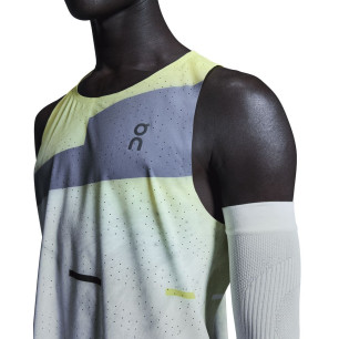On Running Race Singlet Homme Limelight/Glacier