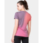 Ronhill Tech Golden Hour Tee Femme Damson/Sunset Merge