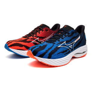 Mizuno Wave Rider 28 Homme Ignition Red/White/Baseball Blue
