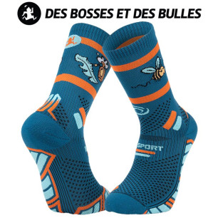 Bv Sport Socquette Trail Ultra.2 Collector "DBDB" Beebeer Bleu