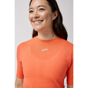 Brooks High Point Short Sleeve Femme Flame