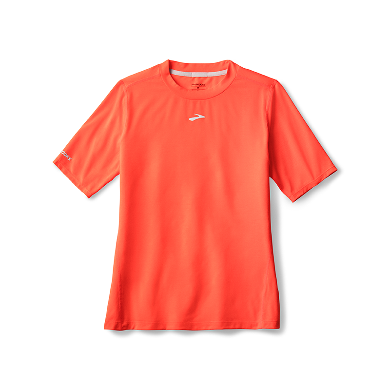 Brooks High Point Short Sleeve Femme Flame