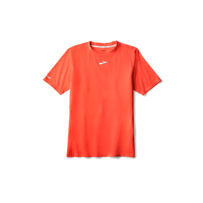 Brooks High Point Short Sleeve Homme Flame