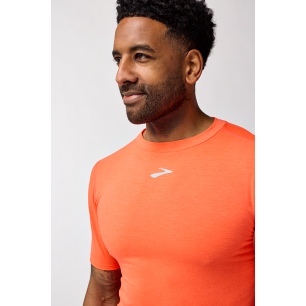 Brooks High Point Short Sleeve Homme Flame