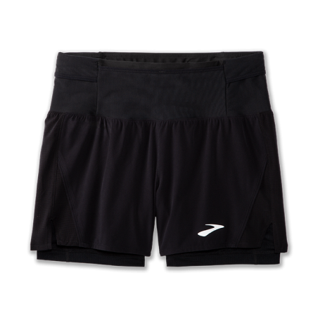 Brooks High Point 5" 2-in-1 Short 2.0 Homme Black