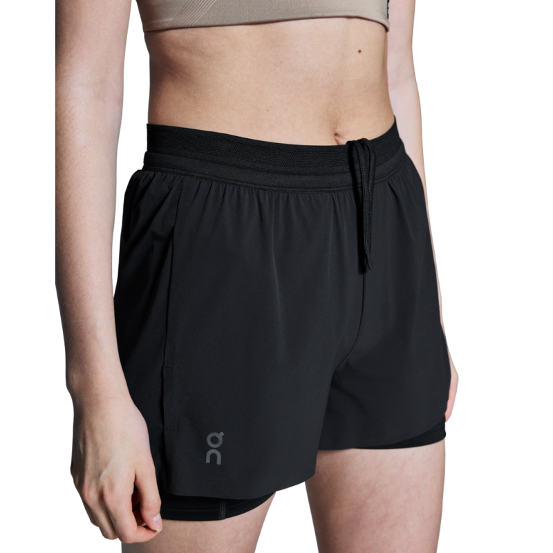 On Running 3" Performance 2/1 Shorts Femme Black