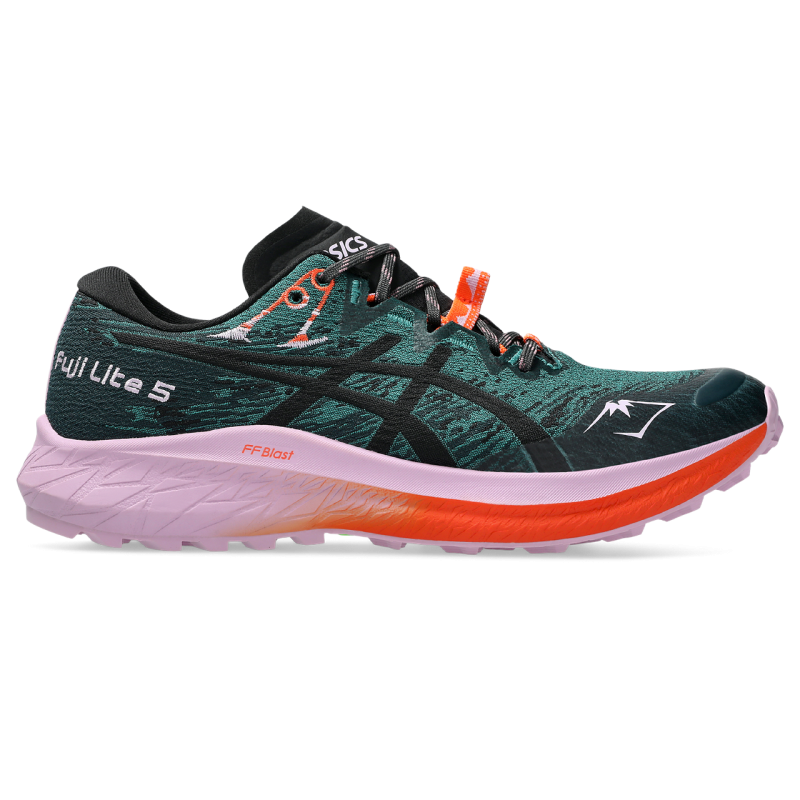 Asics Fuji Lite 5 Femme Rainy Lake/Black