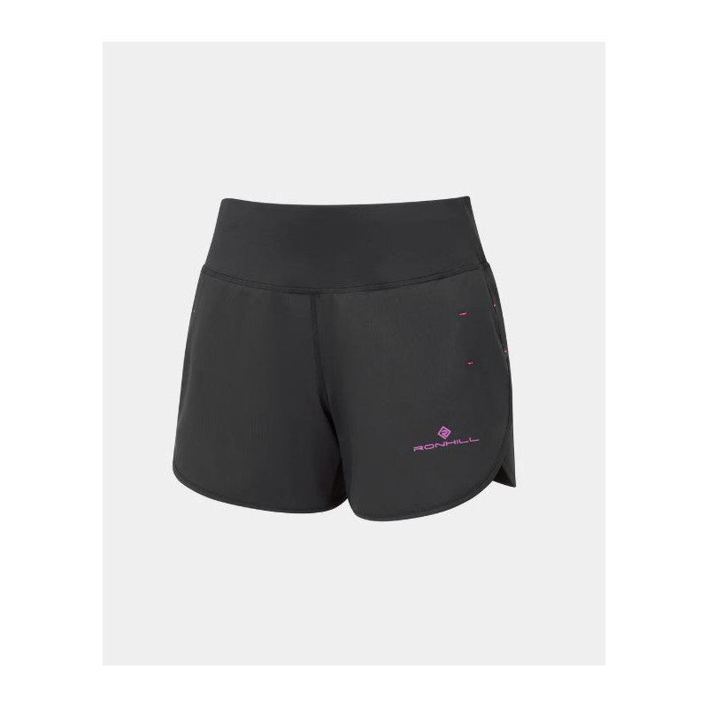 Ronhill Tech 4.5" Short Femme Black/Razzmatazz