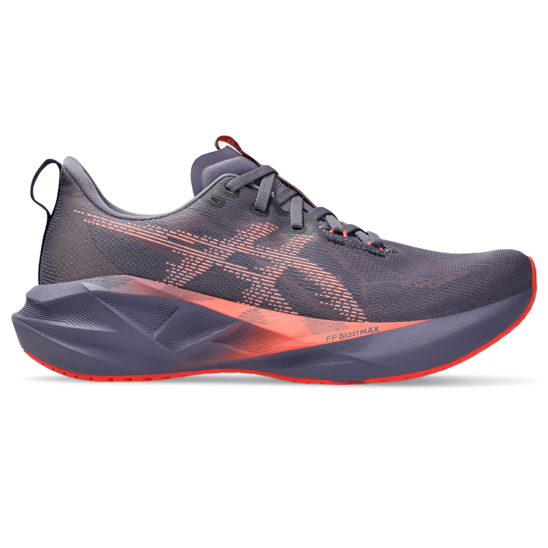 Asics Novablast 5 Homme Greyish Purple/Coral Reef