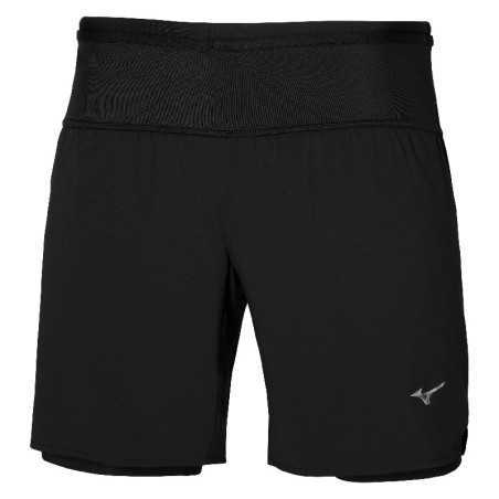 Mizuno Trail ER 2in1 Short Homme Black