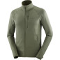Salomon Essential Lightwarm Full Zip Homme Grape Leaf