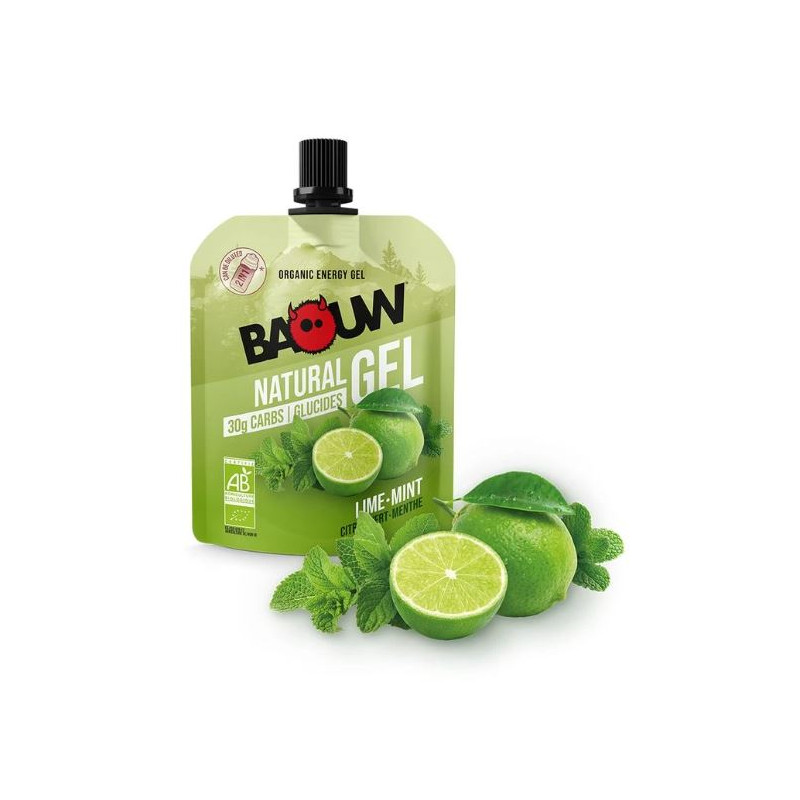 Baouw Gel Naturel Citron vert/Menthe